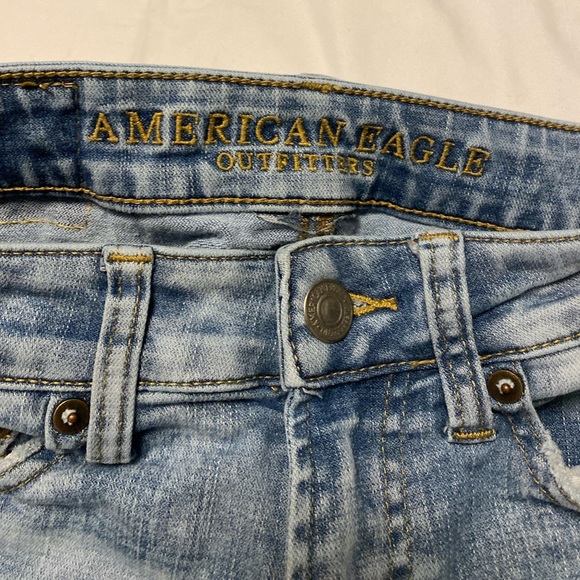 American Eagle | Skinny Distress Washed Jean Pants - W 26 - Picture 3 of 10